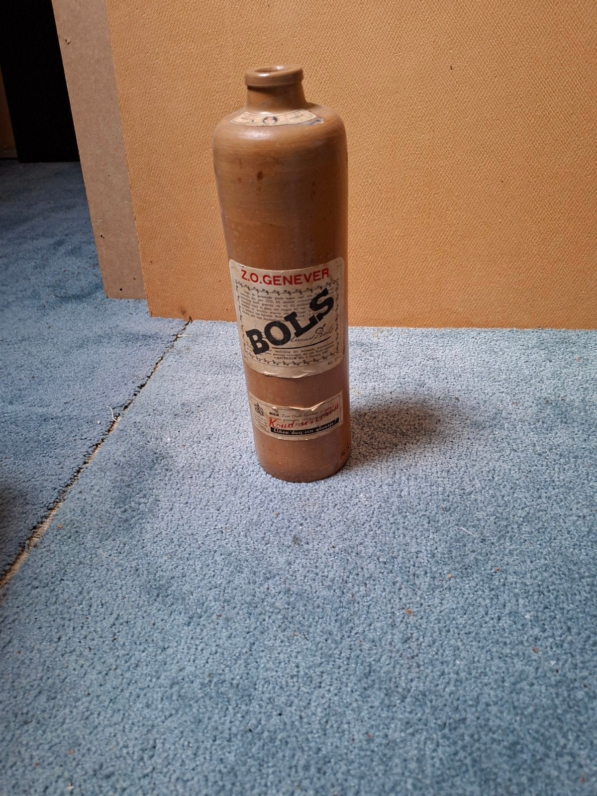 Vintage Bols Genever Kruik - 32 cm Hoog, Ophalen of Verzenden