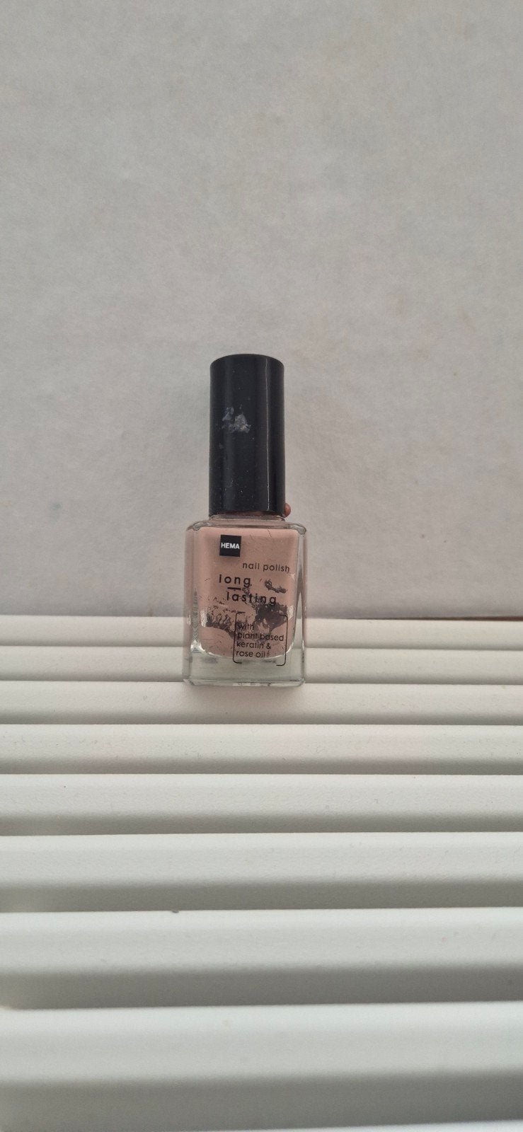 Hema Long Lasting Nagellak Nude Roze 11ml beetje gebruikt., Gebruikt, Ophalen of Verzenden, Handen en Nagels, Make-up