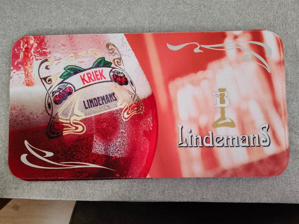 Barmat Lindemans kriek, Verzamelen, Biermerken, Ophalen of Verzenden, Nieuw, Overige typen, Overige merken
