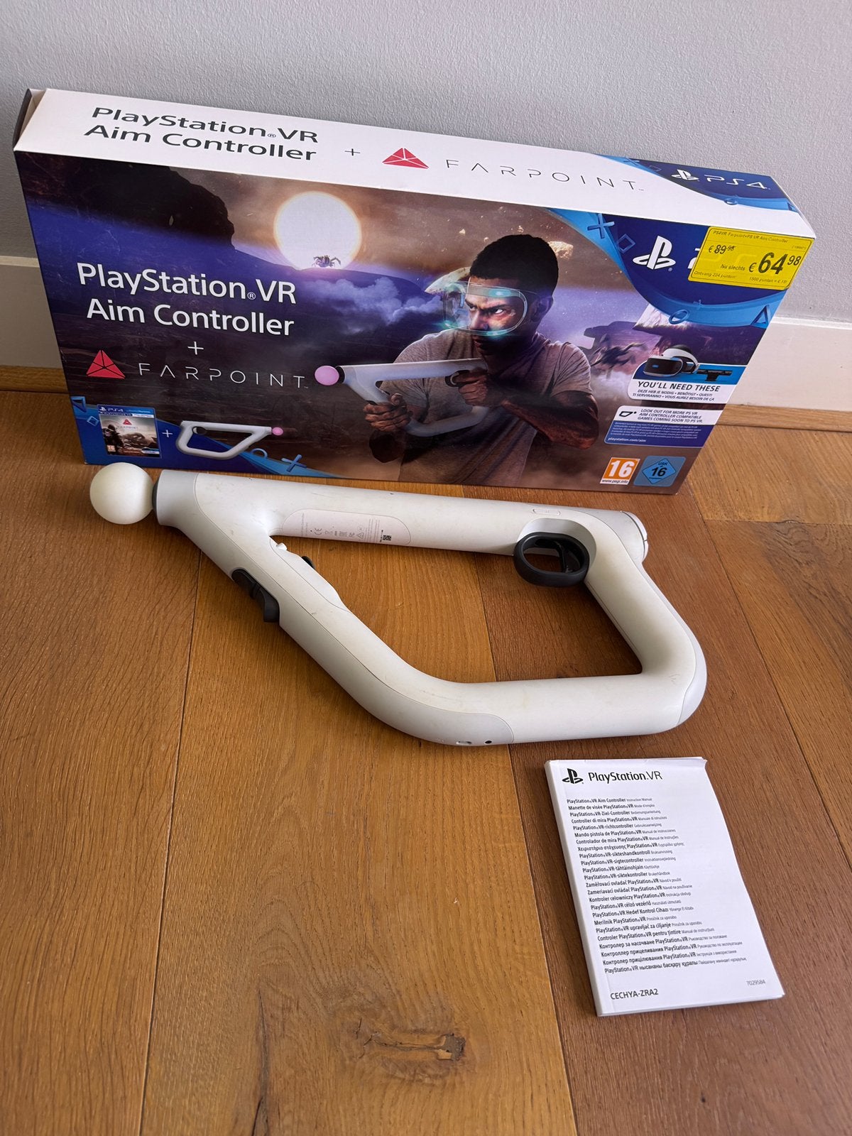 Playstation | VR Aim Controller | inclusief Farpoint  game, Spelcomputers en Games, Ophalen of Verzenden, Zo goed als nieuw, PSP