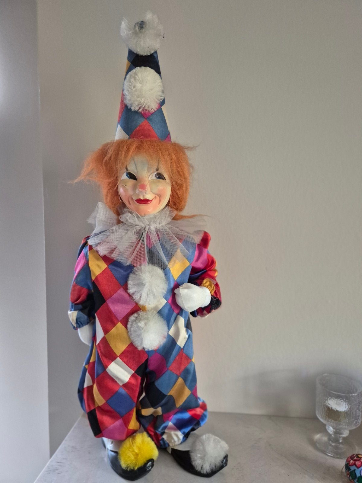 Jaren 60 grote clown, Ophalen of Verzenden