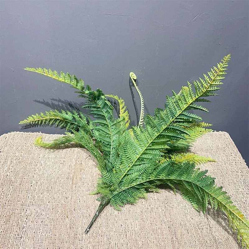Grote Kunst Boston Varen Plant Nep Kunstplant Sier Bladeren, Huis en Inrichting, Woonaccessoires | Kunstplanten en Kunstbloemen