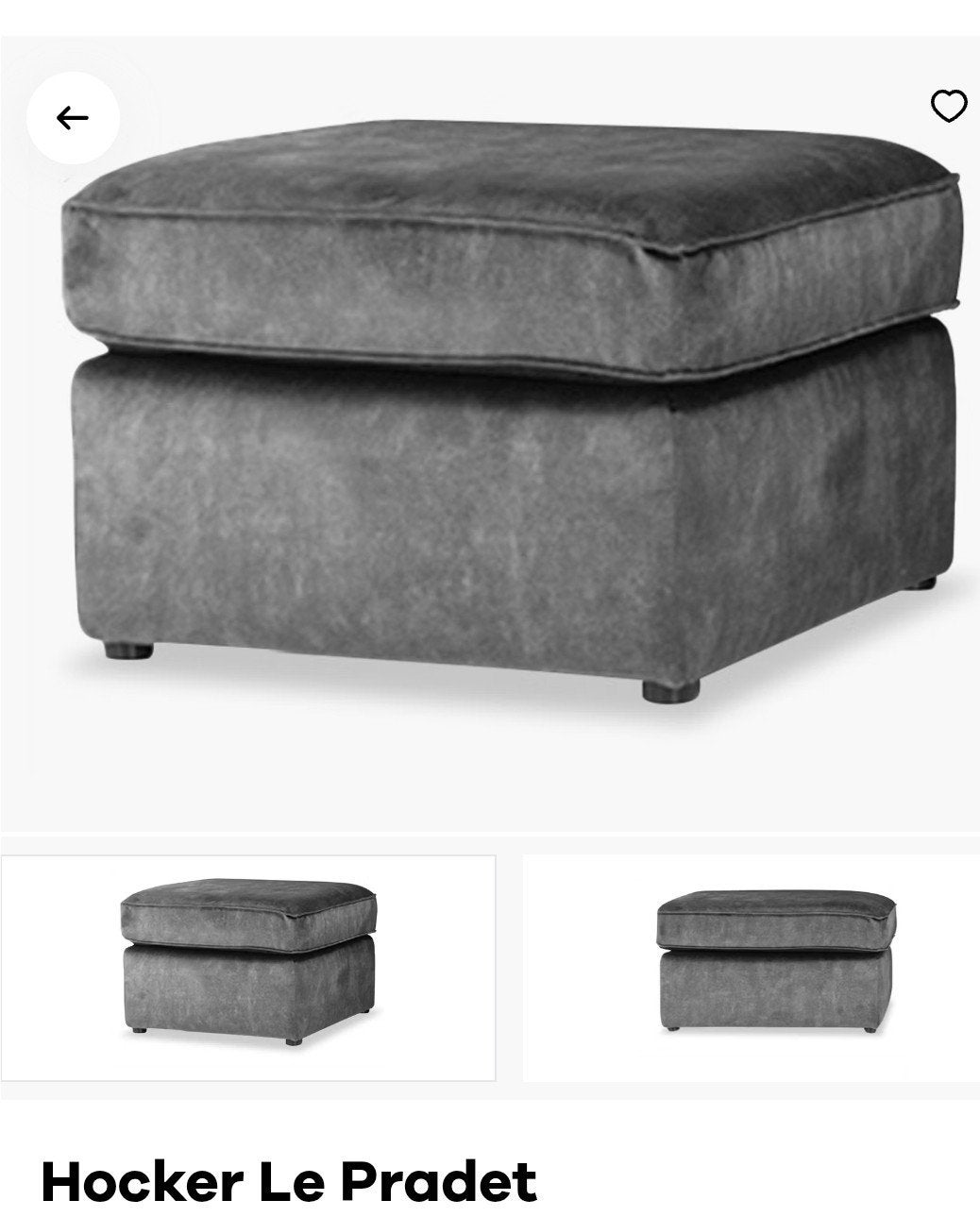 nieuwe hocker, Huis en Inrichting, Banken | Bankstellen, Ophalen, Nieuw, Minder dan 150 cm, Stof