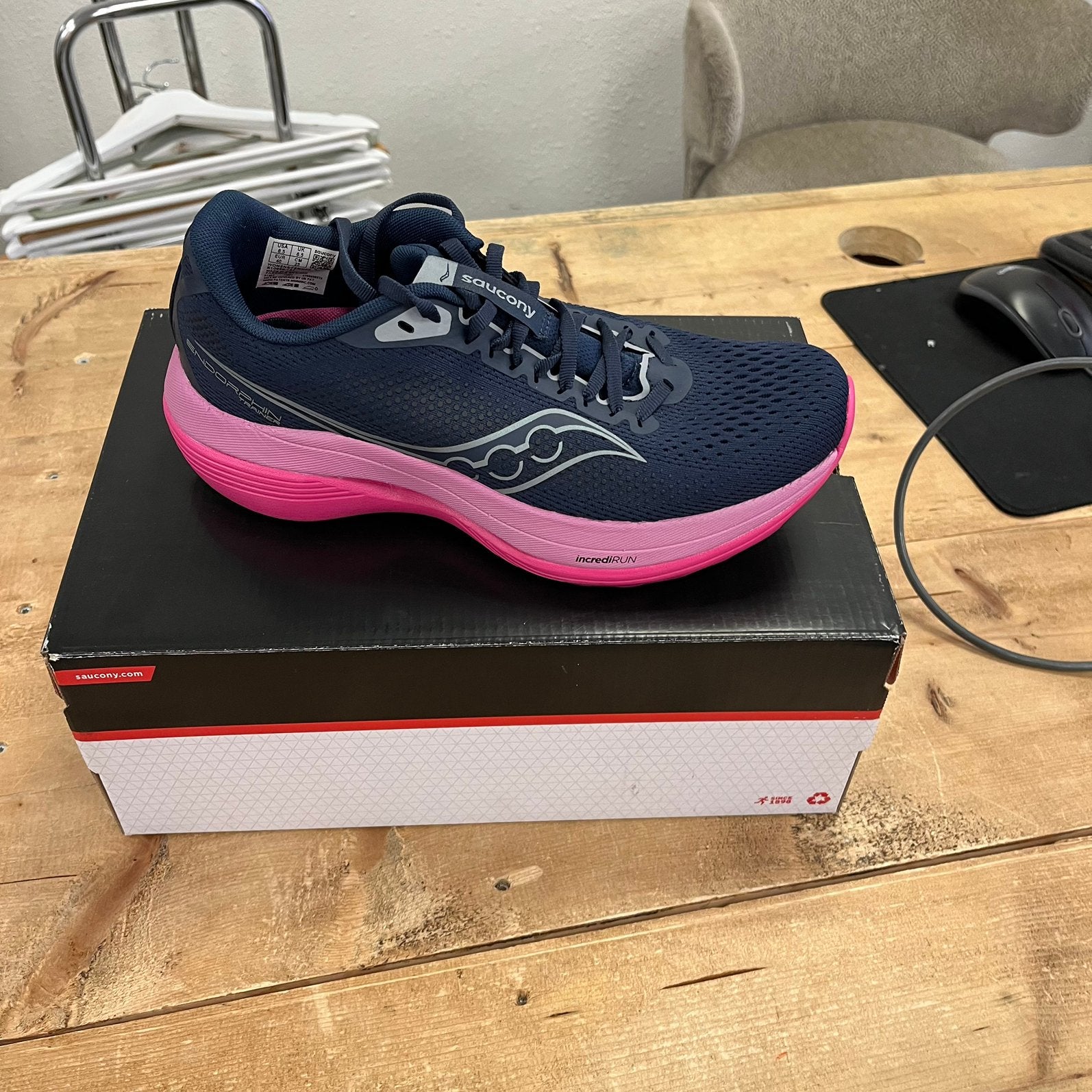 Saucony W Endorphin Trainer / 40½, Hardloopschoenen, Nieuw, Hardlopen, Saucony
