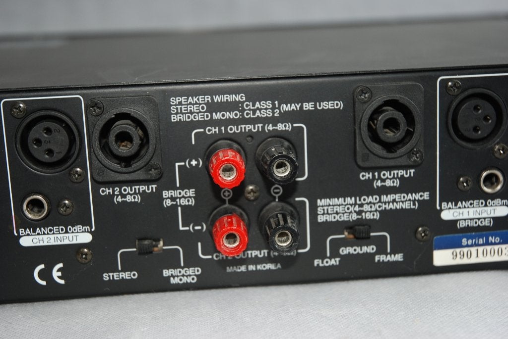 Inter M AMP100 versterker 200 watt by 4 ohm MA430  <231251>, Ophalen, Gebruikt, ., Overige instrumenten