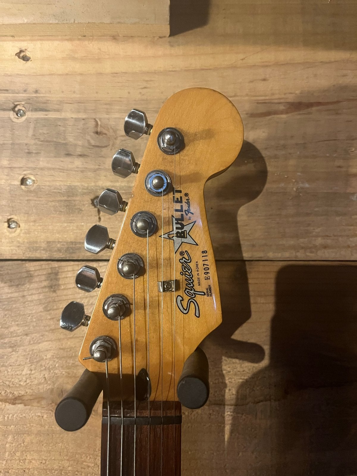 Squier Bullet #1, Korea 1989, HSS Samick fabriek, Muziek en Instrumenten, Ophalen of Verzenden, Gebruikt, Solid body, Fender