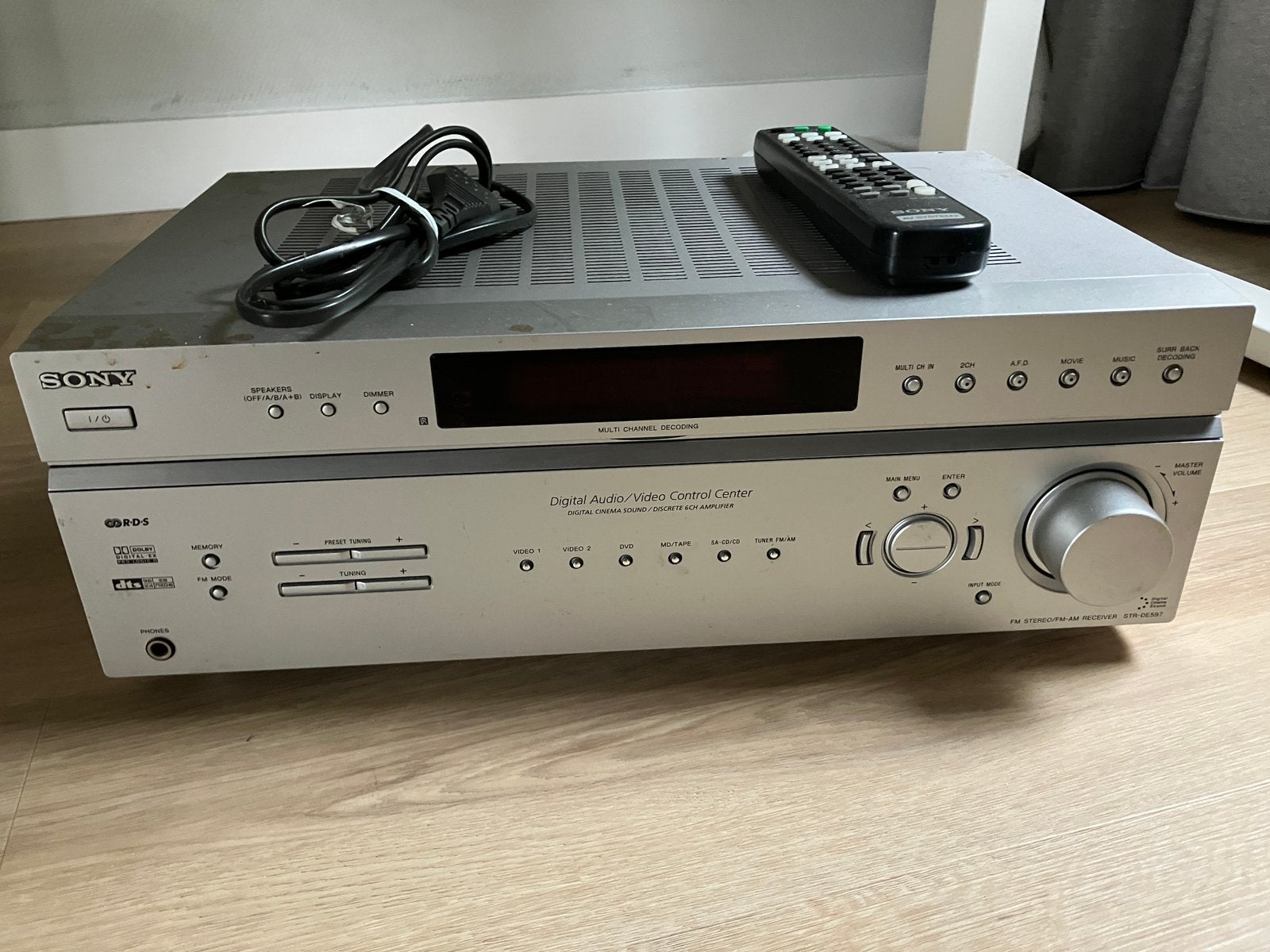 Sony Fm stereo fm-am receiver STR-DE597, Ophalen, Zo goed als nieuw, Sony
