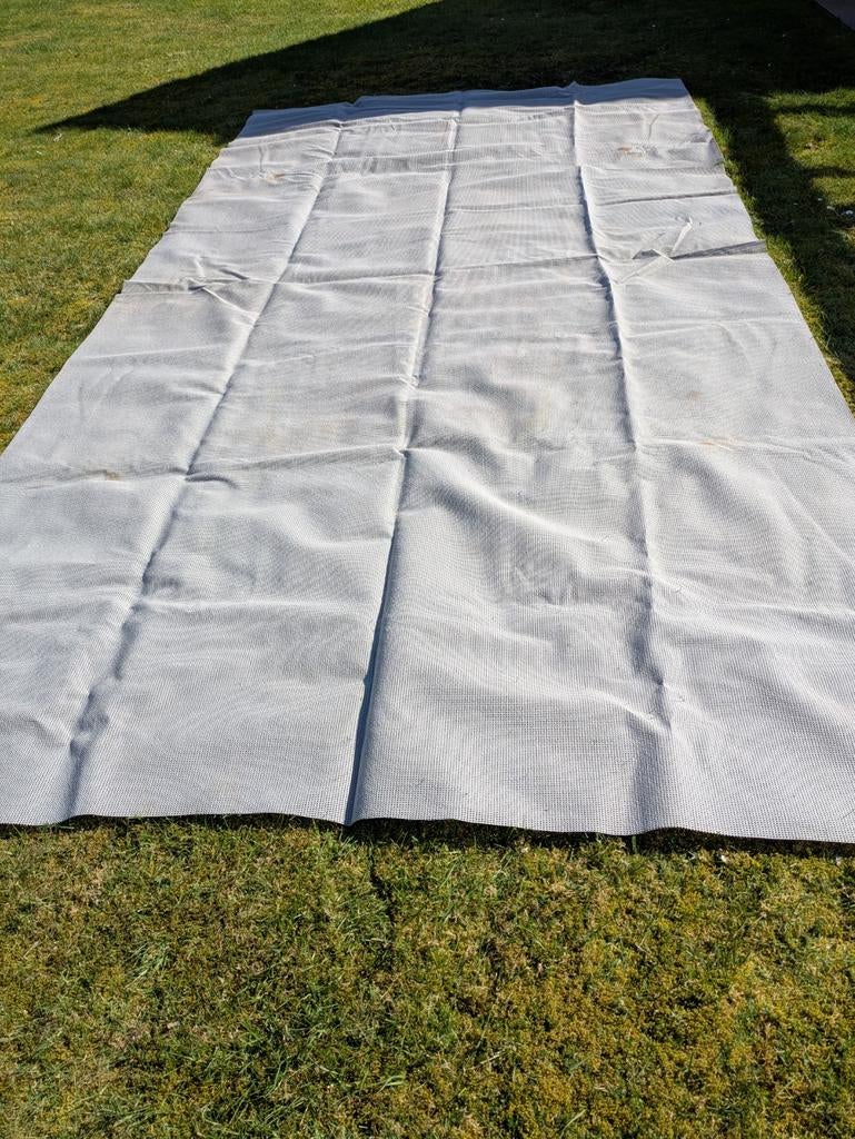 Grijs caravan voortent tapijt 475x250 cm, Ophalen, Gebruikt