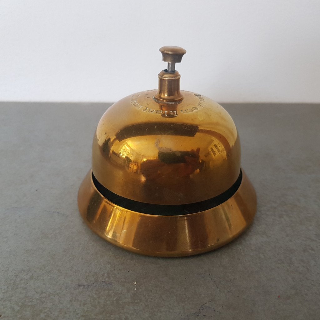 Oude Hotelbel Receptiebel Toonbankbel...., Antiek en Kunst, Ophalen of Verzenden