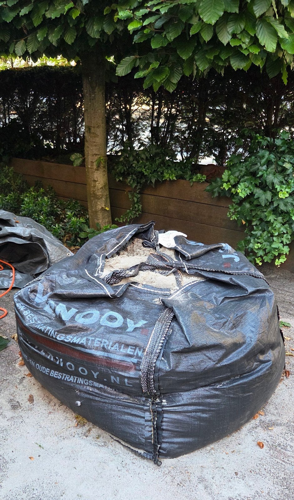 Halve kuub ophoogzand in big bag, Ophalen, Nieuw, Ophoogzand
