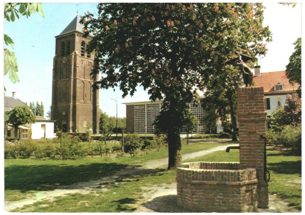 993153 Luyksgestel 1283 NB Dorpspomp Kerk Gelopen met zegel