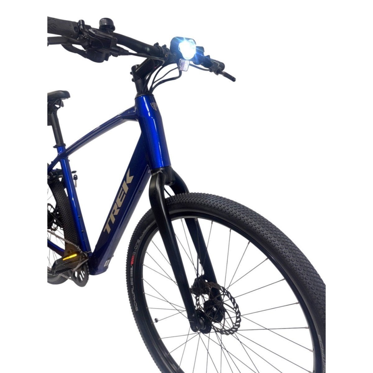 Trek Dual Sport+ 2 LT | 250Wh Heren Hex Blue 51cm, Gebruikt, -, -, 51 tot 55 cm
