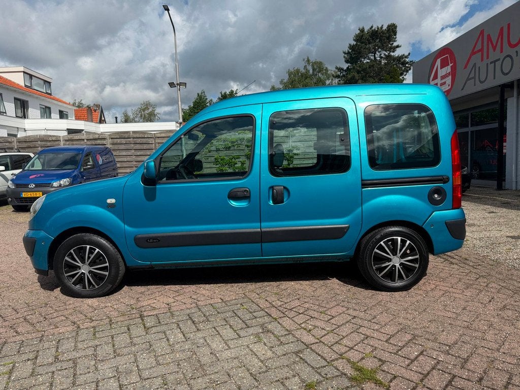 Renault Kangoo 1.2-16VAuthentique,Airco: 2695,-, Voorwielaandrijving, Stof, 4 cilinders, Blauw