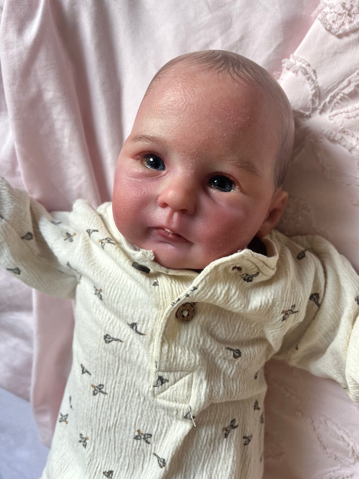 Sansa reborn Ping Lau authentiek, Verzamelen, Ophalen of Verzenden, Zo goed als nieuw, Babypop, Levensecht of Reborn