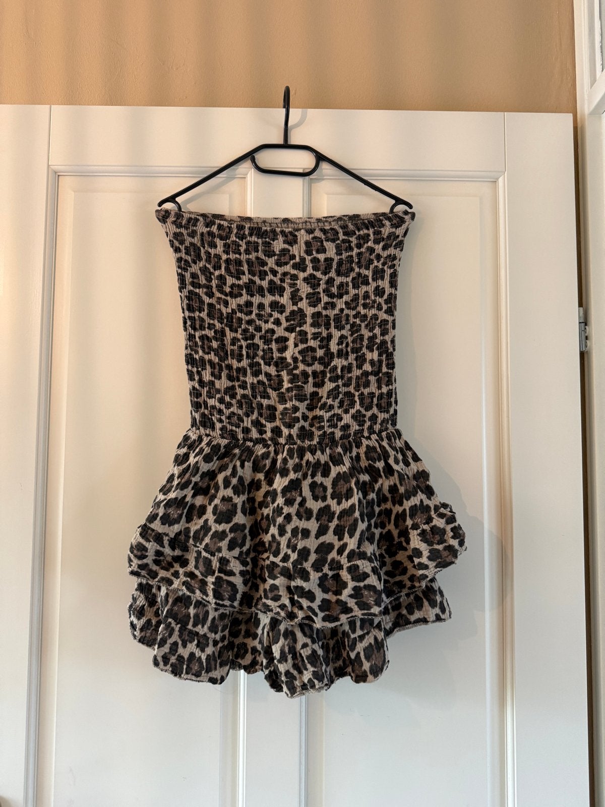 Leopard print jumpsuit maat M/L, Kleding | Dames, Jumpsuits, Ophalen of Verzenden, Gedragen, Maat 38/40 (M), Bruin