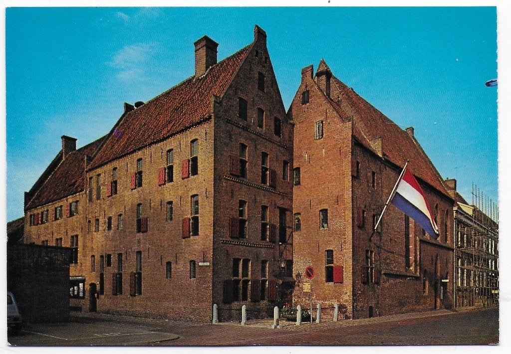 Elburg gemeente museum ongelopen Ansichtkaart (B2448 ), Ophalen of Verzenden, 1980 tot heden, Ongelopen, Gelderland