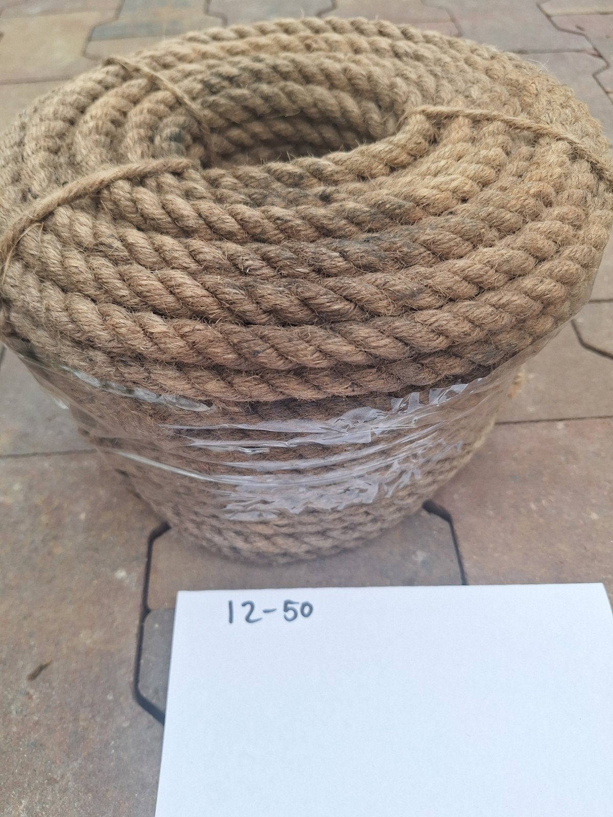 Jute touw 12 mm 50 meter, Ophalen of Verzenden, Nieuw