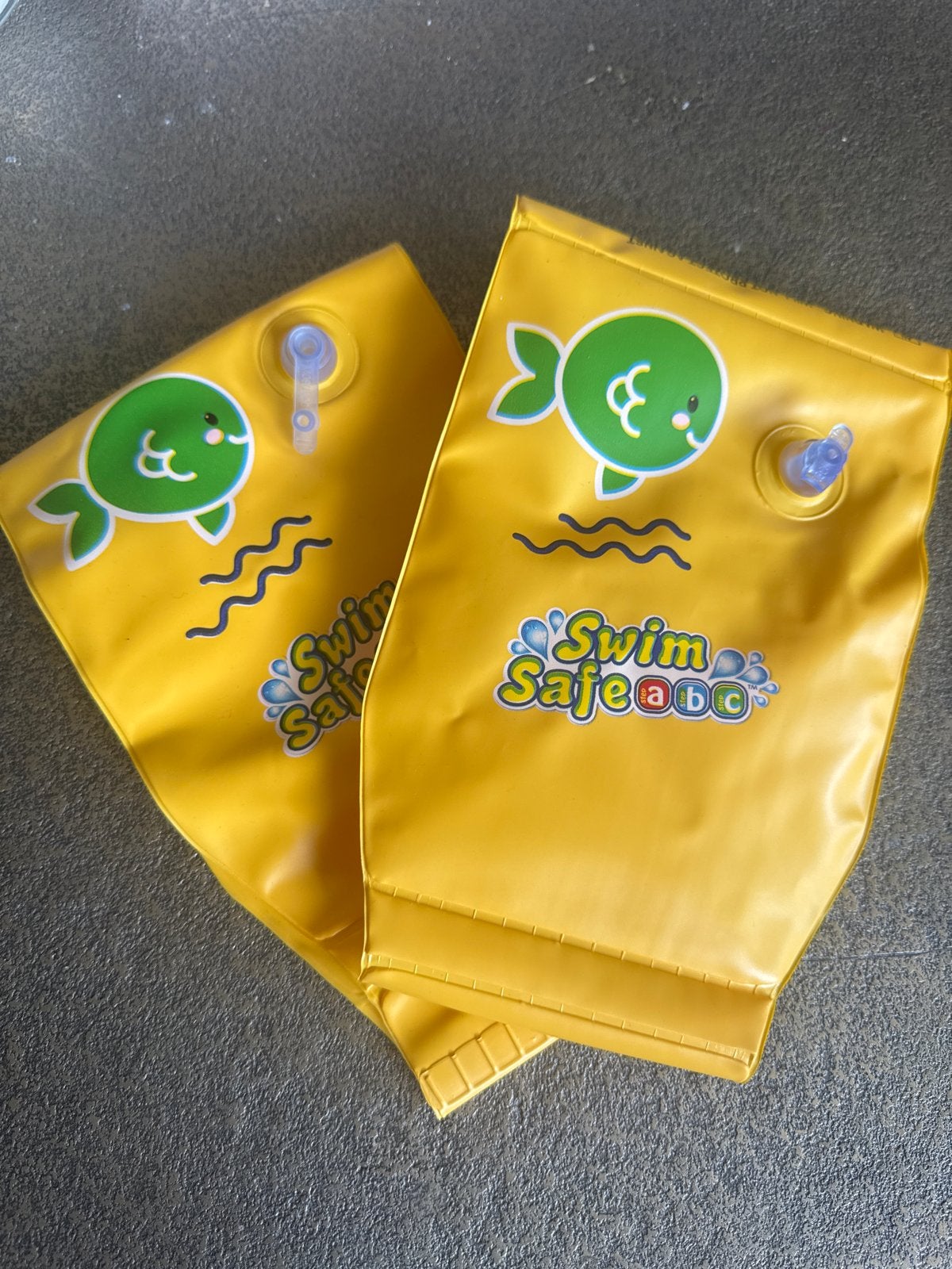 Swim Safe ABC Zwembandjes Geel met Visjes, Ophalen, Nieuw, Jongen of Meisje