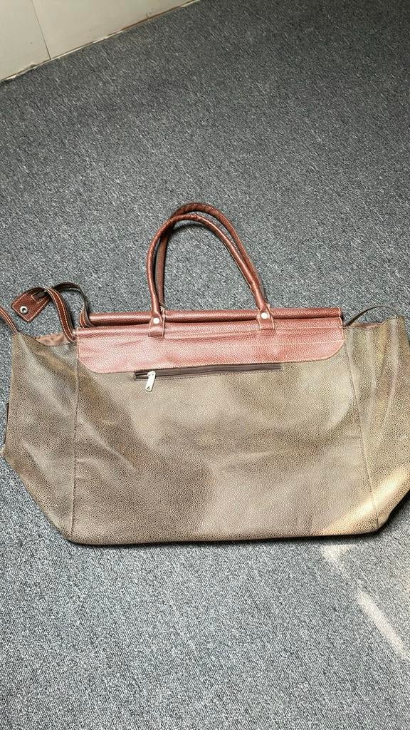Ruime Reistas / Weekendtas - Bruin/Cognac, Gebruikt, 20 tot 30 cm, Bruin, Ophalen of Verzenden