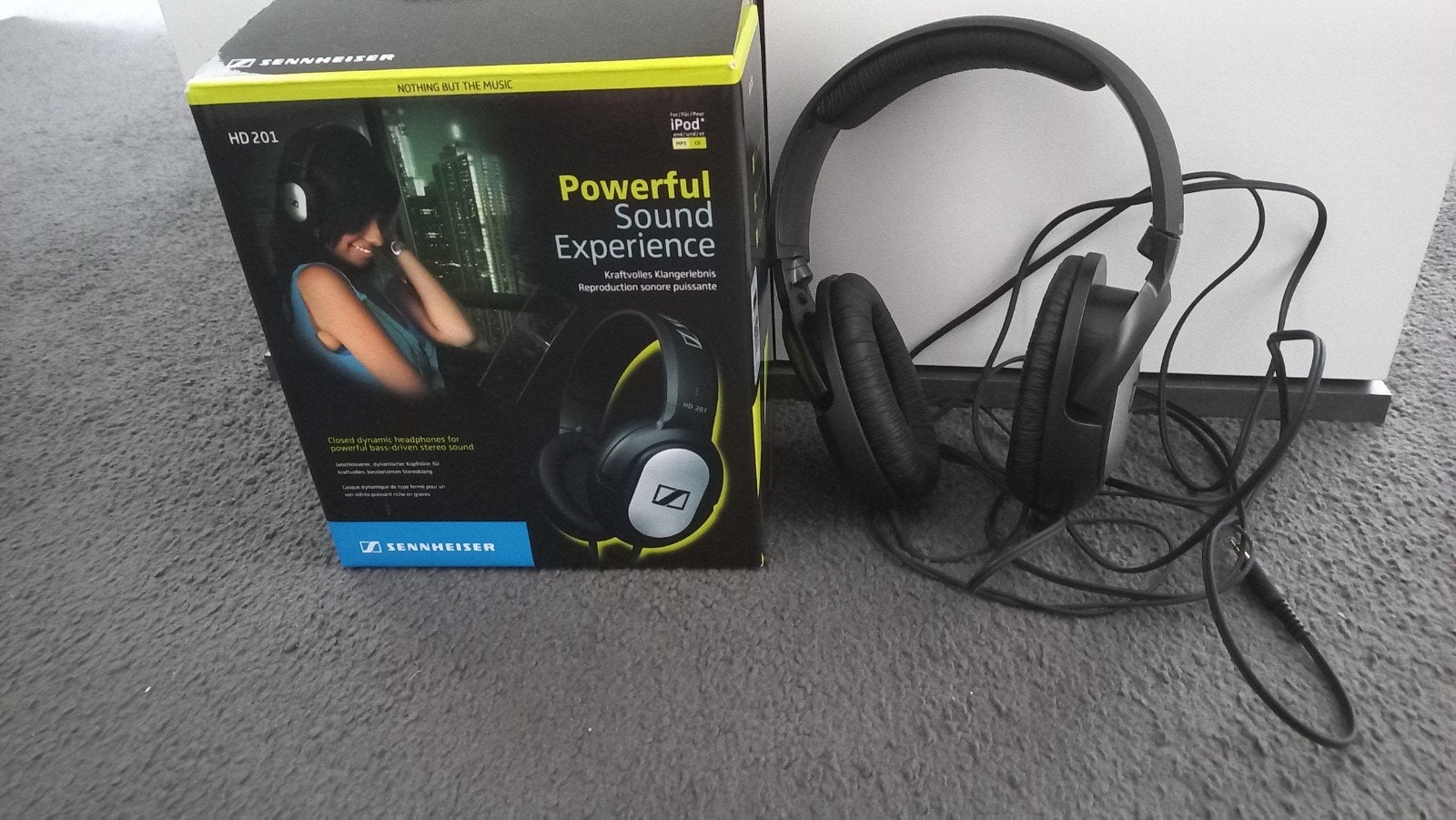 Sennheiser HD 201 Over-ear Koptelefoon - Zwart, Audio, Tv en Foto, Koptelefoons, Gebruikt, Sennheiser, Ophalen of Verzenden, Over-ear
