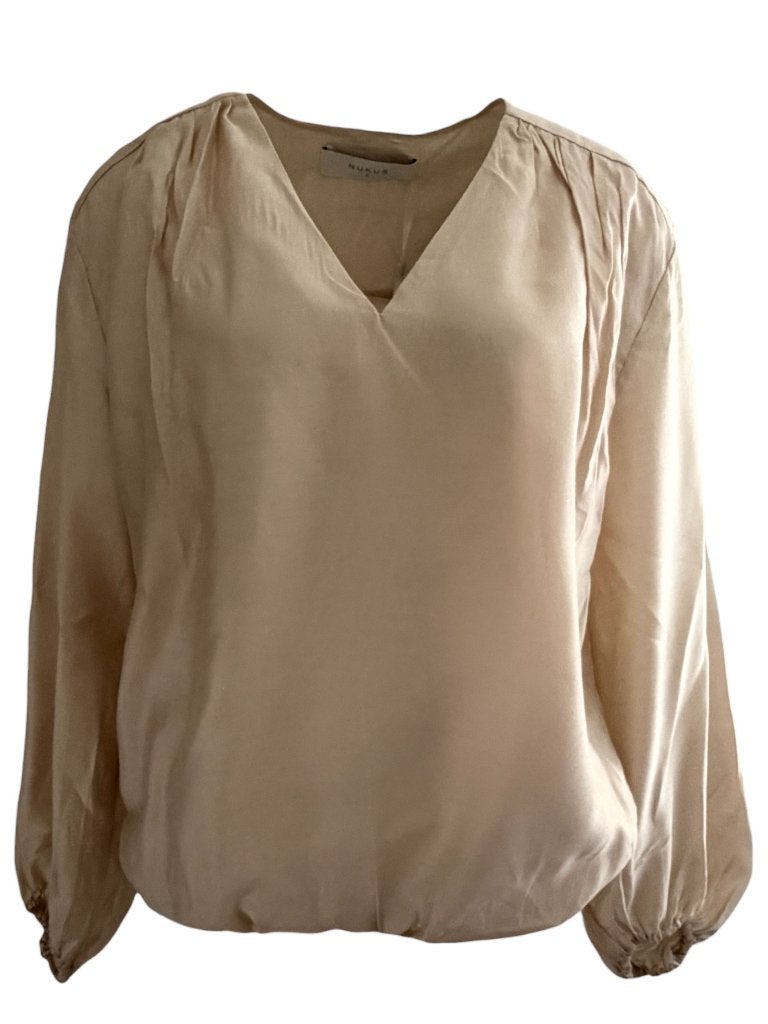 Nukus slm NIEUW L, Beige, Nieuw, Ophalen of Verzenden, Korte mouw