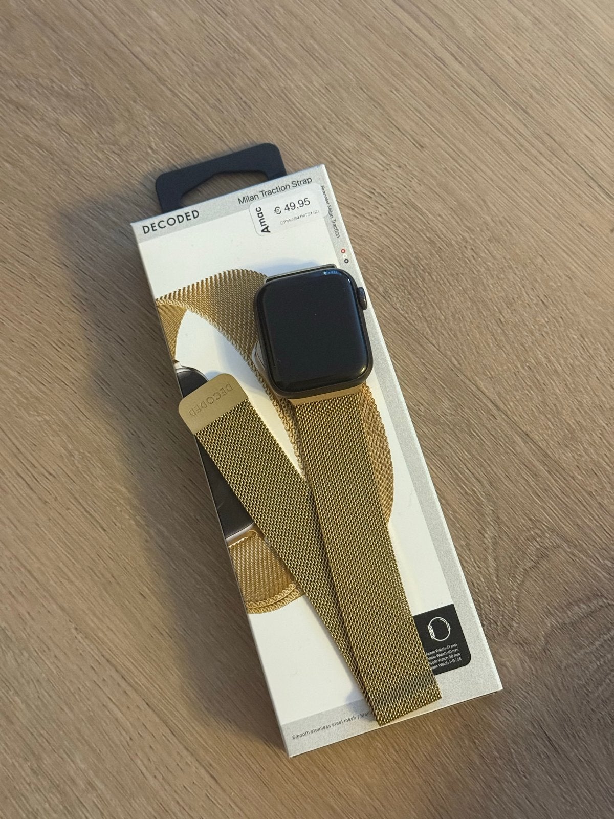 Apple watch SE (GPS) 2020, 40mm, spacegrijs, Ophalen, Zwart, IOS, Waterdicht