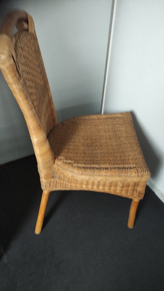Rotan stoelen, Ophalen, Gebruikt, Bruin, Riet of Rotan