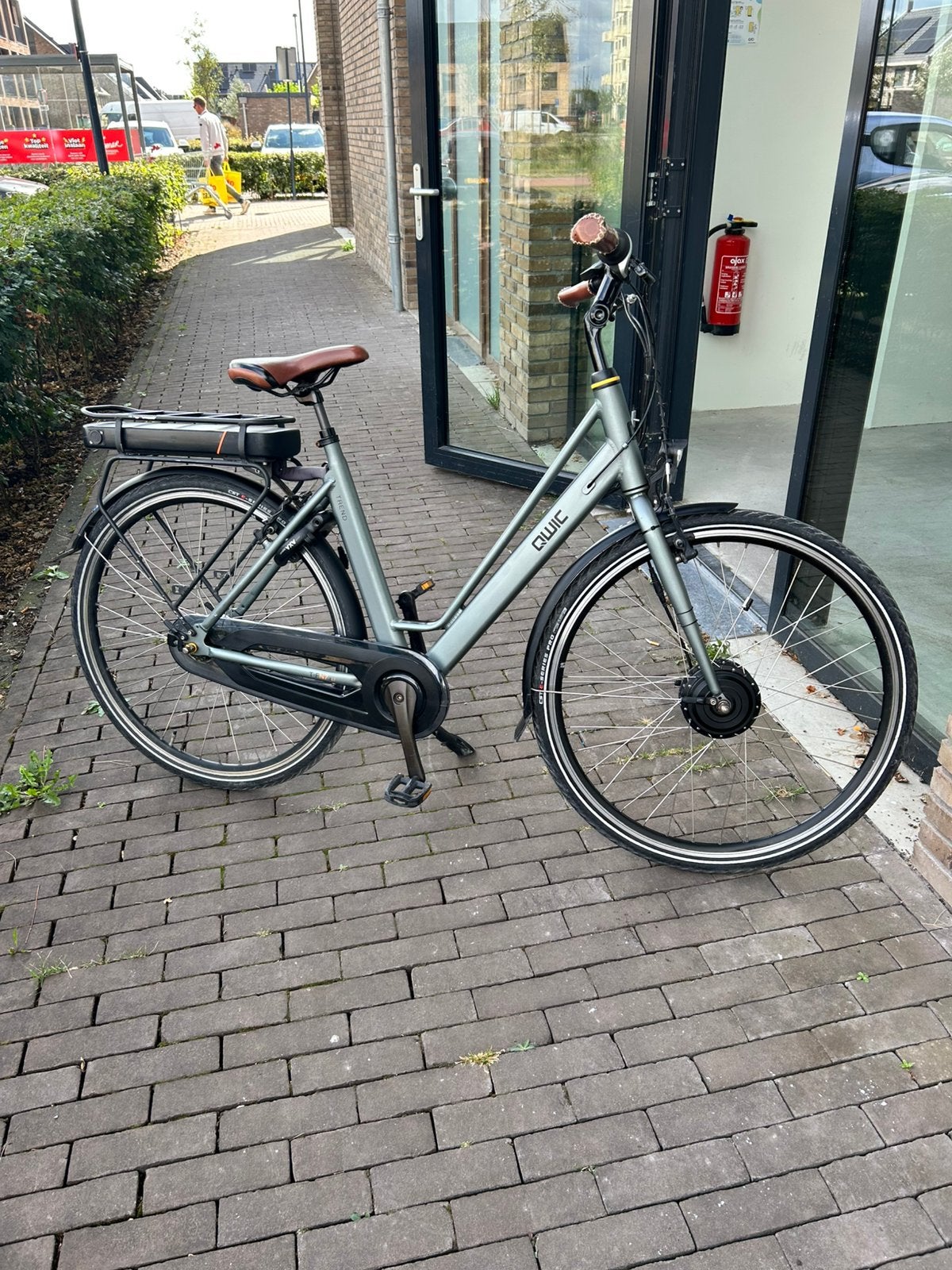 Qwic Trend FN7 Lite, Fietsen en Brommers, Fietsen | Dames | Damesfietsen, Gebruikt, Velgrem, 47 tot 50 cm, Versnellingen