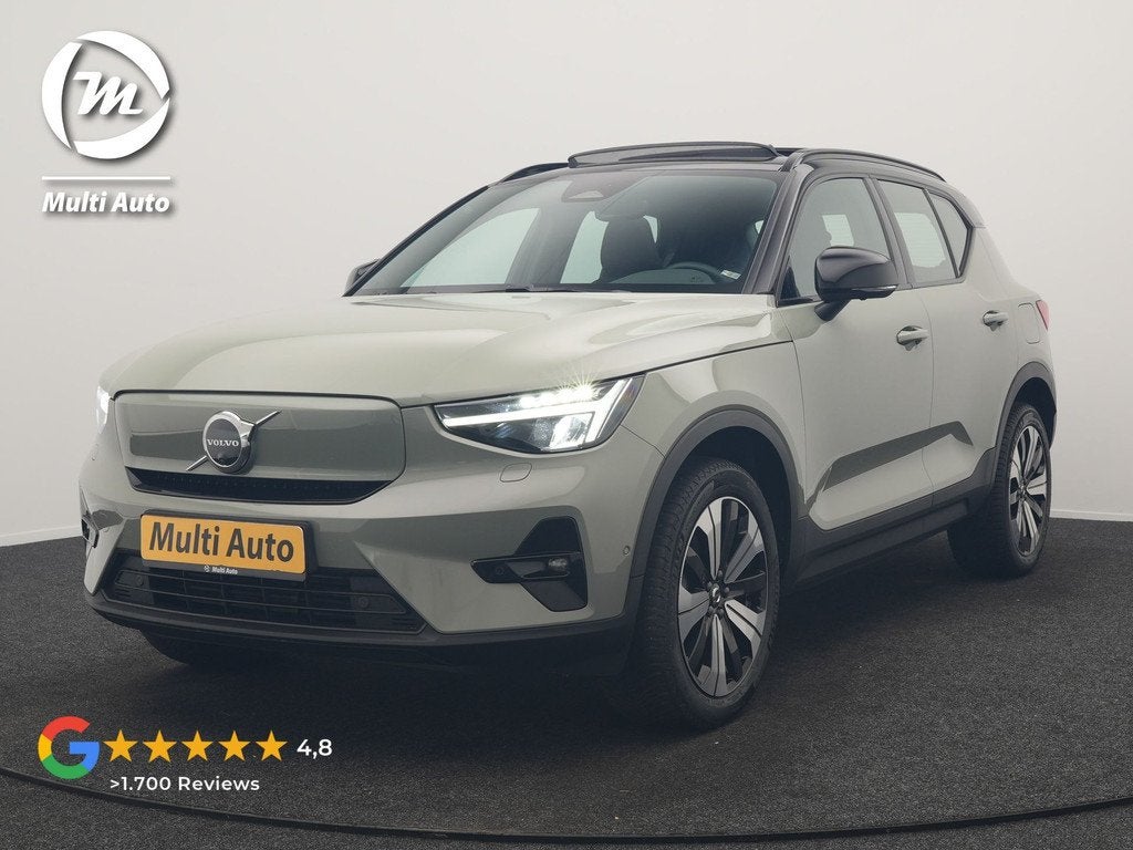 Volvo XC40 Ultimate Recharge Pure 69kWh 231pk Dealer O.H. |, Auto's, Volvo, Stof, Gebruikt, Zwart, 231 pk