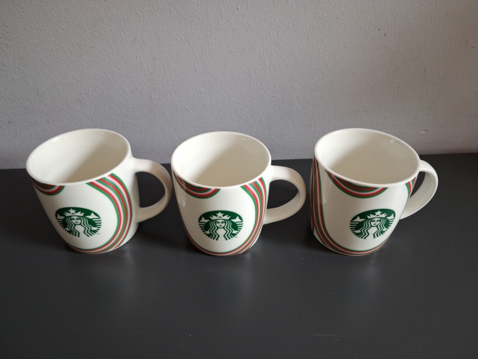 Set van 3 Starbucks mokken - Nieuwstaat mok, Zo goed als nieuw, Starbucks, Modern, Porselein