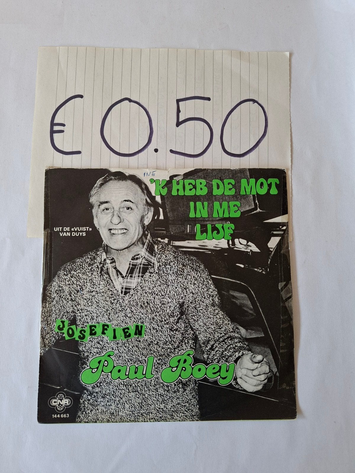Paul Boey, Ophalen of Verzenden, Gebruikt, 7 inch, Levenslied of Smartlap