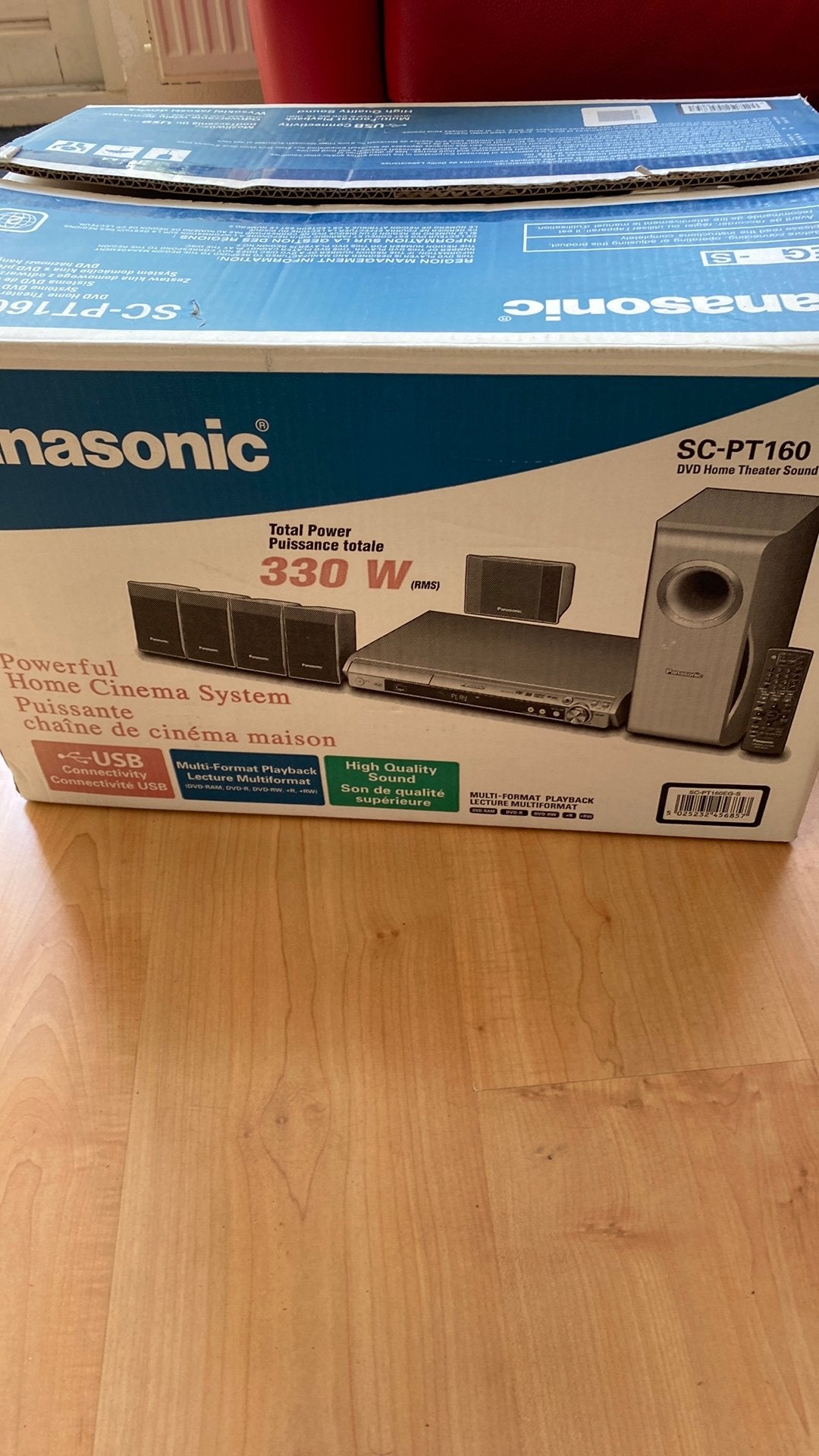 Panasonic SC-PT160 DVD Home Theater Sound System, Ophalen, Overige systemen, Panasonic, Zo goed als nieuw