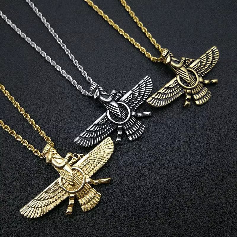 Ahura Mazda Heren Ketting, Overige kleuren, Verzenden, Nieuw, Overige materialen
