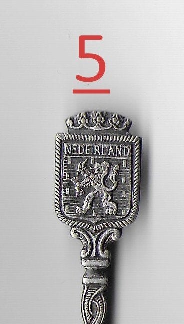 Tl5 verzilverd theelepeltje nederland ( baco ), Ophalen of Verzenden, Zo goed als nieuw, Rvs of Chroom