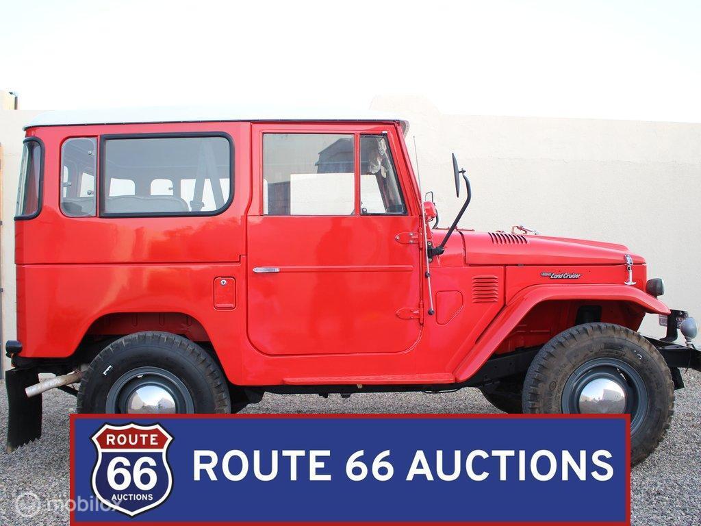 Toyota Land Cruiser FJ40 | 1978 | Route 66 Auctions, Auto's, Oldtimers, Overige carrosserieën, Zwart, Bedrijf, Handgeschakeld