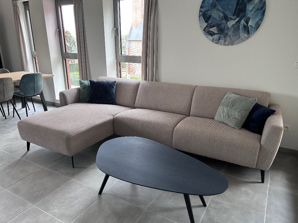 Salontafel Ferry organisch Goossens, Ophalen, 100 tot 150 cm, Eikenhout, 50 tot 100 cm