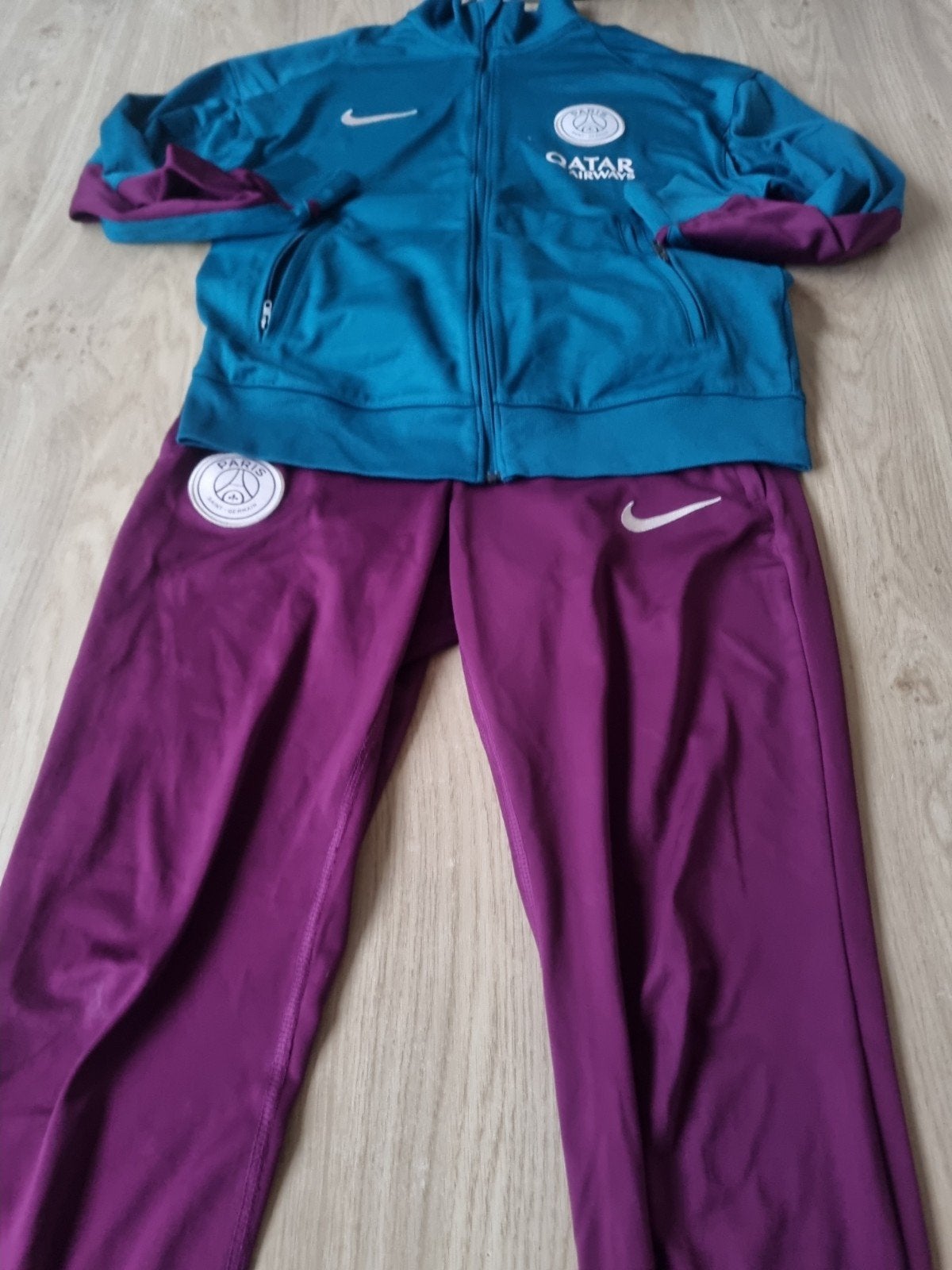 PSG Nike Trainingspak  maat 147/158, Blauw, Nike, Ophalen of Verzenden, Zo goed als nieuw