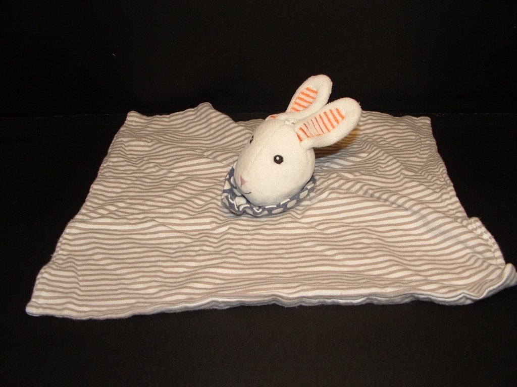 IKEA KONIJN LEKA KNUFFELDOEK TRICOT GRIJS/WIT GESTREEPT, Verzenden, Nieuw, Overige typen
