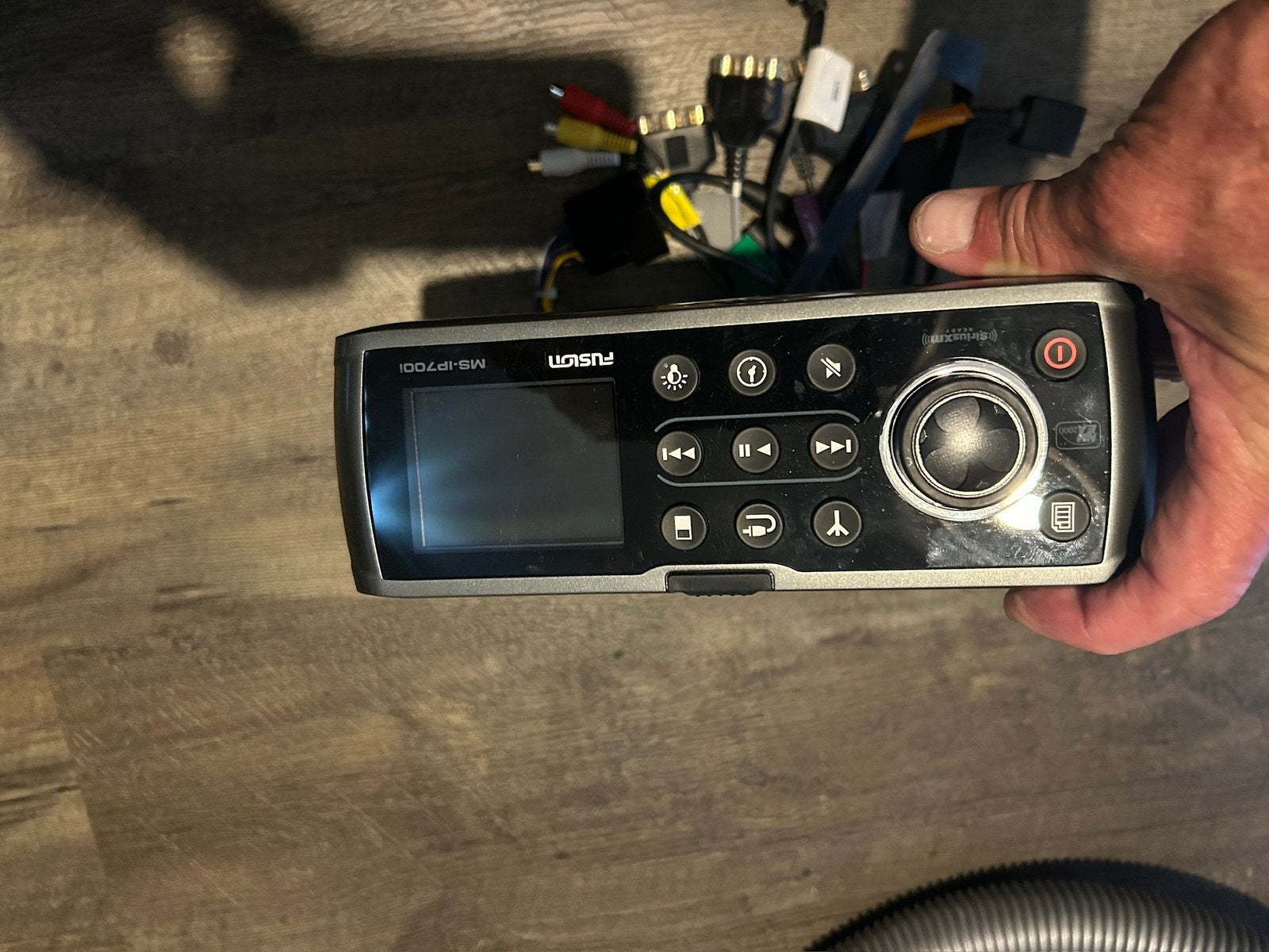 Fusion radio met losse remote voor handige klusser, Watersport en Boten, Ophalen, Gebruikt