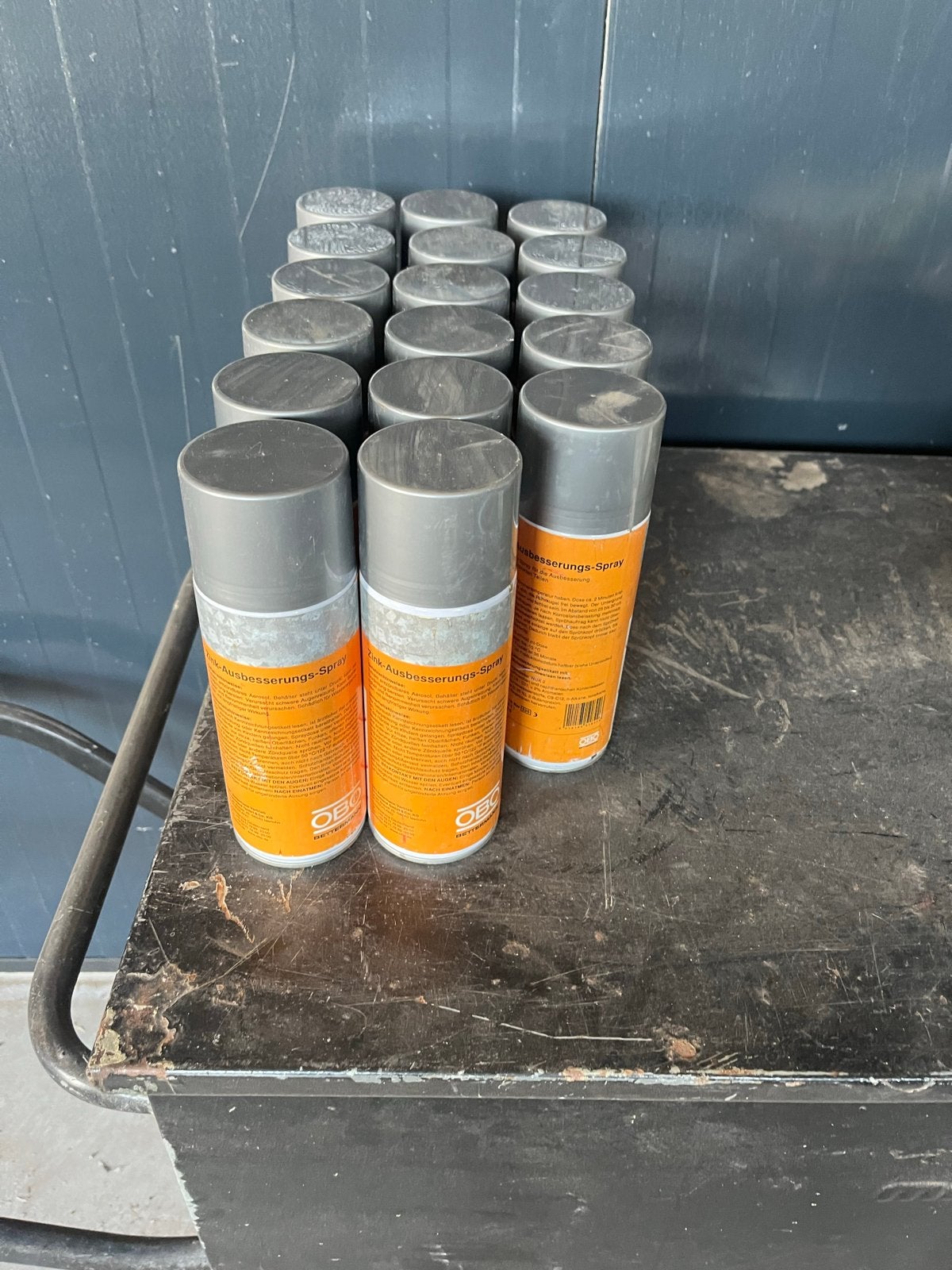 17 stuks Zinkspray - Nieuw, Nieuw, Ophalen of Verzenden, Verf, Grijs
