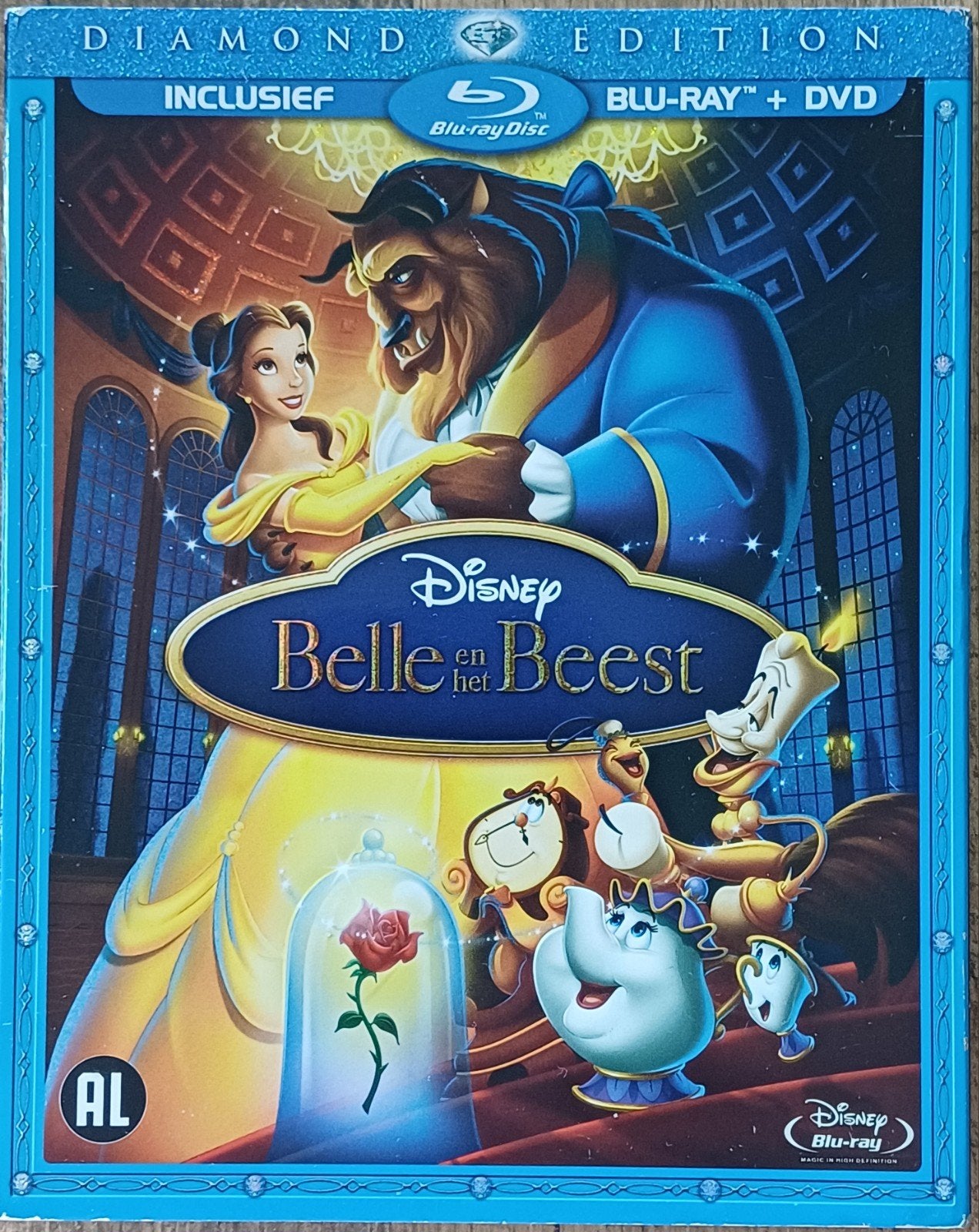 Belle en het Beest - Blu-Ray + dvd - 3 disc Diamond Edition, Overige typen, Alle leeftijden, Ophalen of Verzenden, Blu-ray