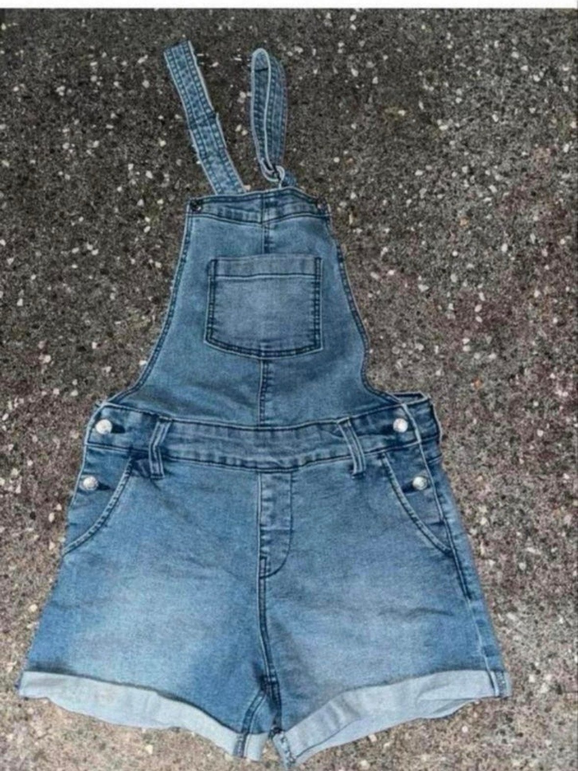 Hema Tuinbroek Jumpsuit Jeans Maat 122/128, Kinderen en Baby's, Kinderkleding | Maat 122, Ophalen of Verzenden, Zo goed als nieuw