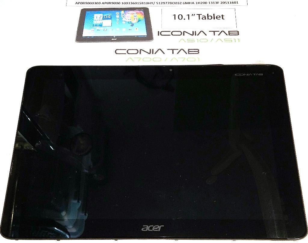 Acer Iconia TAB A700 A500 A510 AP0R9000300 10" Tablet Scherm, Computers en Software, Monitoren, Acer., Touchscreen, Nieuw, Ophalen of Verzenden