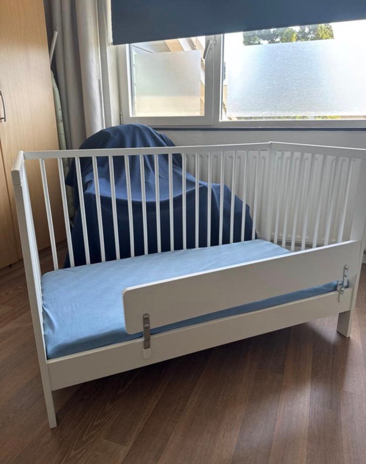 IKEA Gulliver kinderbed, met uitvalbeveiliging en matras, Ophalen, Gebruikt, Minder dan 140 cm, Matras