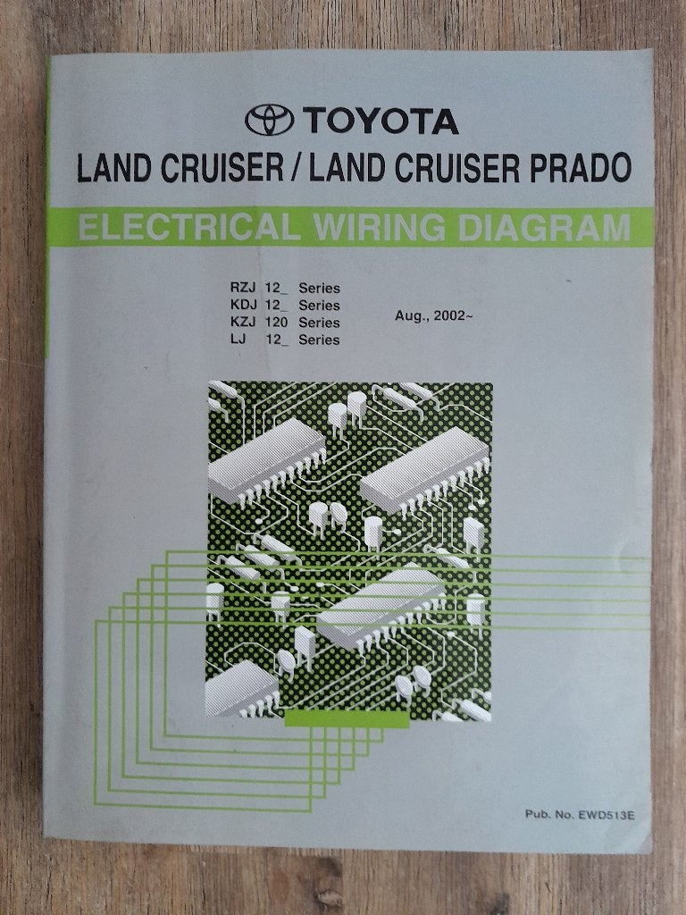 WERKPLAATSBOEK Electrische Schema's - TOYOTA LANDCRUISER 120, Verzenden