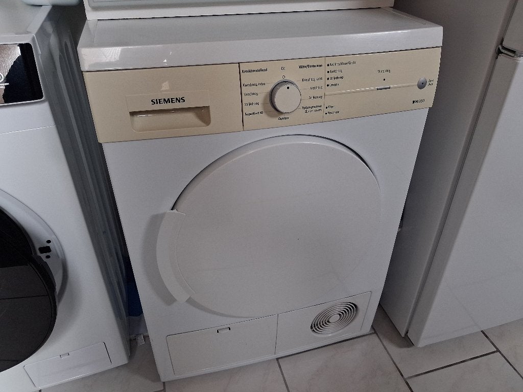 SIEMENS IQ 300 Condens Wasdroger, Ophalen, 6 tot 8 kg, Anti-kreukfase, Zo goed als nieuw