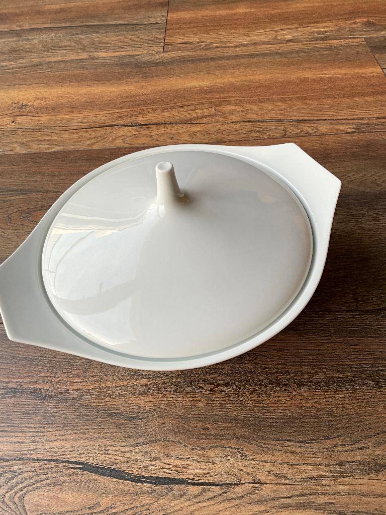 Rosenthal Berlin dekschaal wit zgan, Huis en Inrichting, Ophalen, Overige stijlen, Porselein, Schaal of Schalen