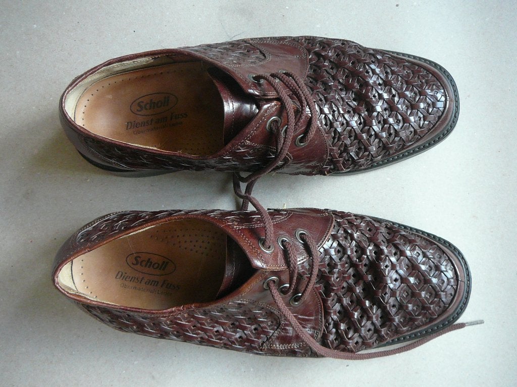 bruine Scholl herenschoenen maat 7,5, Ophalen, Gedragen, Bruin