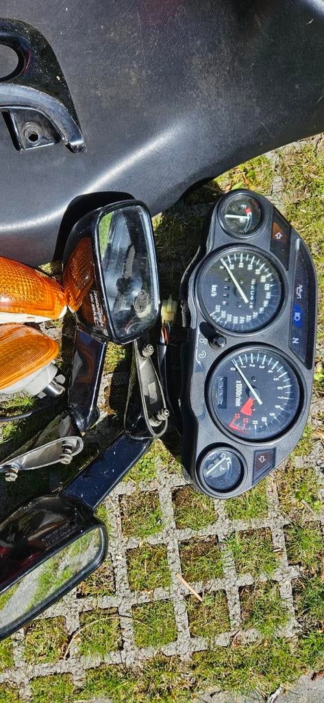 Kawasaki ZZR1100 (1993) onderdelen: teller, lichten, spiegel, Motoren, Onderdelen | Kawasaki, Ophalen of Verzenden, Gebruikt