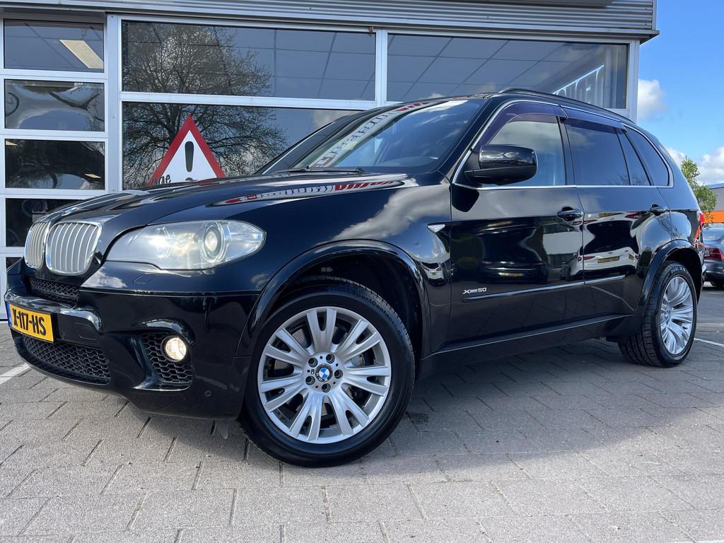 BMW X5 xDrive50i Executive /Cruise/Clima/Volleder/Pano dak/T, Euro 5, Met garantie (alle), 4395 cc, Zwart